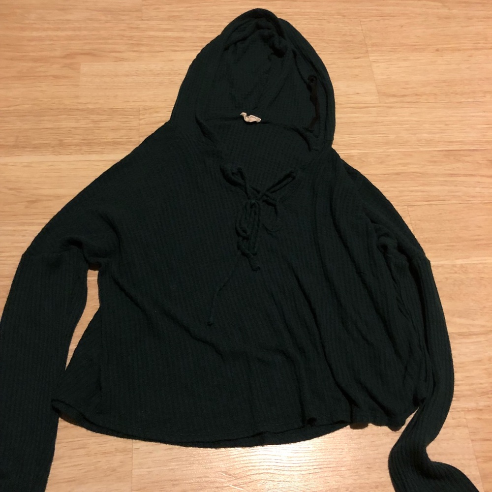 Dark green sweater